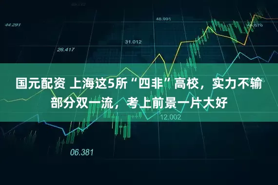 国元配资 上海这5所“四非”高校，实力不输部分双一流，考上前景一片大好